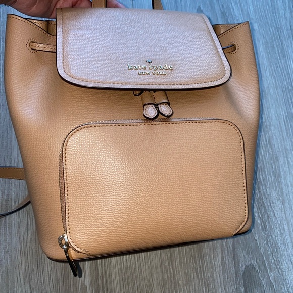 Kate Spade tan backpack - Picture 8 of 10